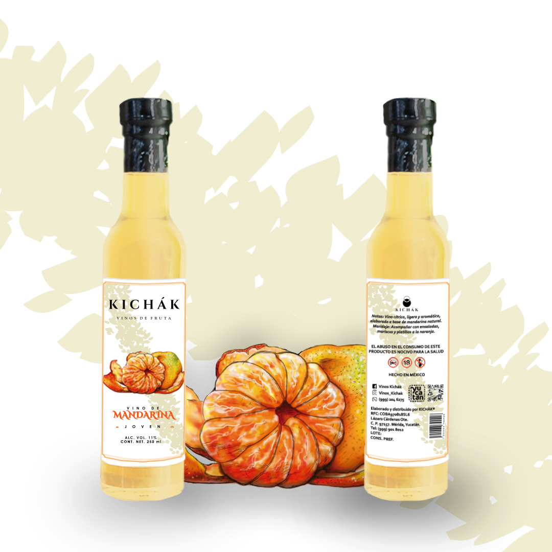 VINO DE MANDARINA KICHÁK 250 ML