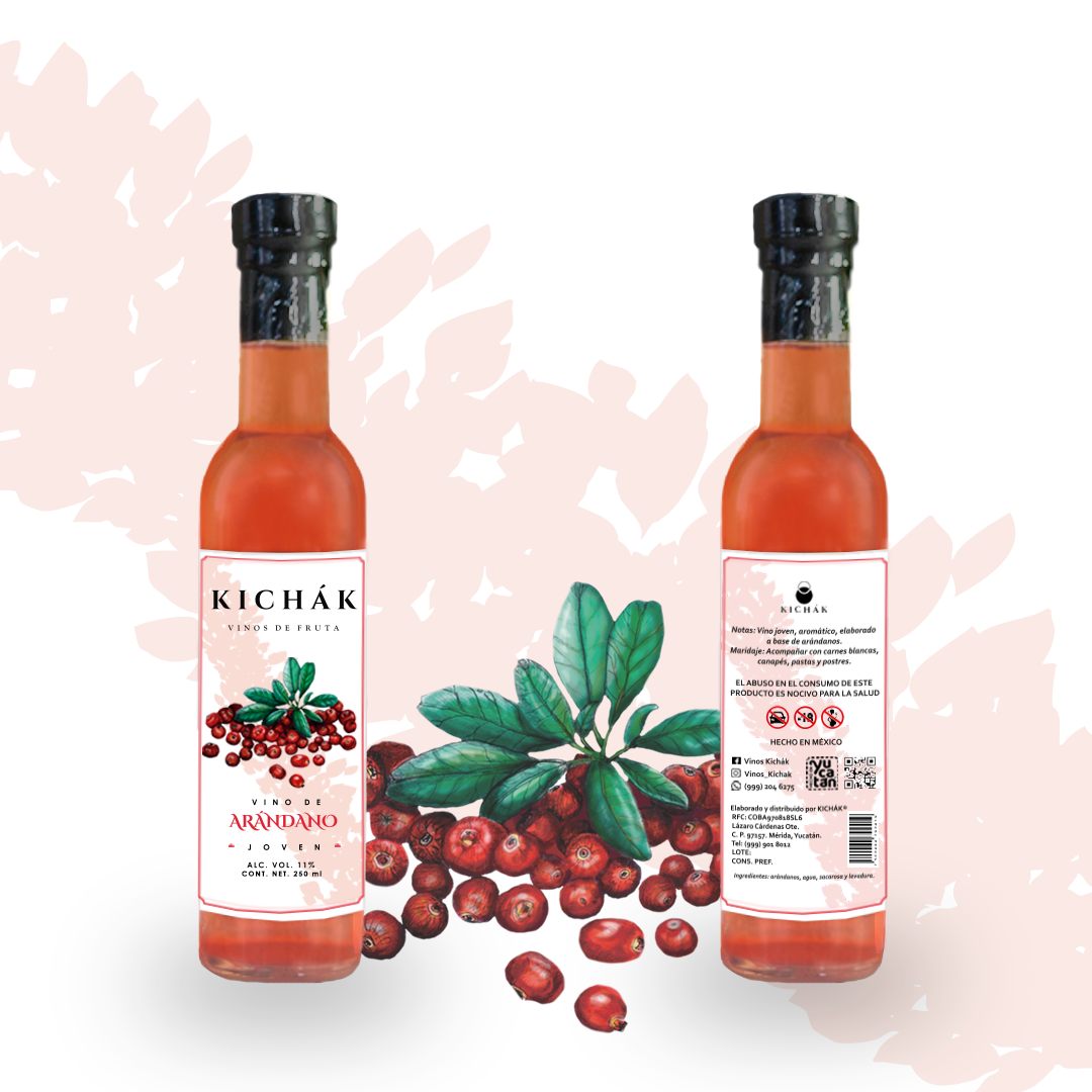 VINO DE ARÁNDANO KICHÁK 250 ML