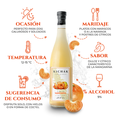 VINO DE FRUTA KICHAK MANDARINA 750 ML
