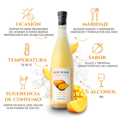 VINO DE FRUTA KICHÁK MANGO 750 ML